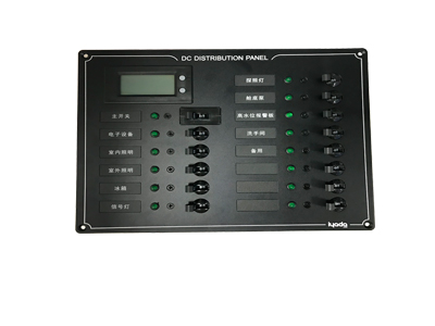 标准尺寸 直流1+13路配电开关板 无背光 可定制丝印名称