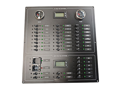 交流2+10和直流24组合配电开关板(带淡水污水表)