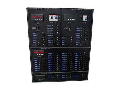 Marine Multi-Power Integrated Distribution Switch Control Panel (Four Distribution Board Modules: 24