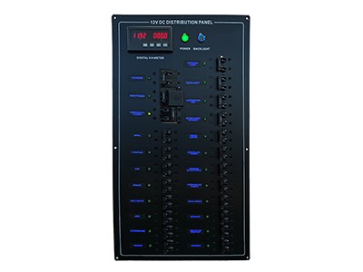 12V DC 3+20 Marine Distribution Panel