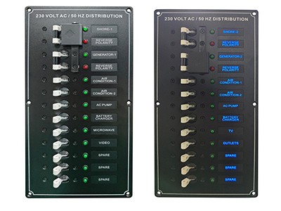 230V AC / 50Hz Distribution Switchboard (Backlit)