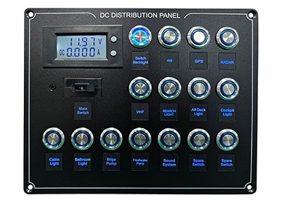 DC 1+15 Distribution Panel (Backligt)