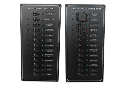 Marine AC & DC Dual Distribution Panel Set